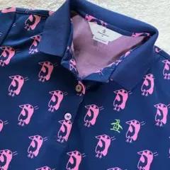 Munsingwear - 極美品 マンシングウェア 半袖 ポロシャツ L ストライプ柄 レディース ゴルフ マンシングウェア Munsingwear ゴルフ 半袖ポロシャツ ストライプ柄