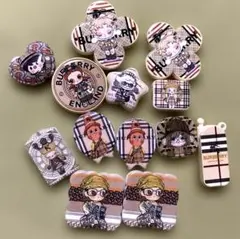 匿名発送 ポップマートキャラクターストラップ用ビーズ(ババリーロゴ)③