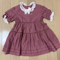BABY PINK HOUSE チェック柄 ワンピースのサムネイル