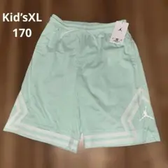 ナイキ NIKE ジョーダン　170 バスパン　ハーフパンツ　ミントグリーン