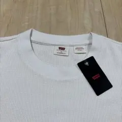 Levi’s メンズ ワッフル ロンT 長袖 XL ホワイト 白　タグ付き