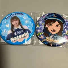埼玉西武ライオンズ　bluelegends 缶バッジ　2個　natsuki