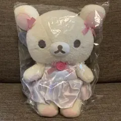リラックマ　お空のくるりんわたあめ　ぬいぐるみ（Ｍ）コリラックマ　リボン