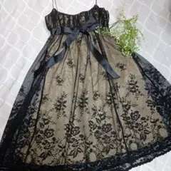 お買い得！ 美品！！ZARA BASIC 総レースワンピース、ドレス