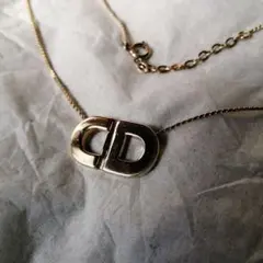Christian Dior CDロゴトップ ゴールド ネックレス