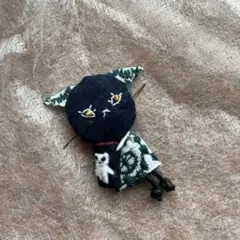 ミナペルホネン ハンドメイドぬいぐるみ ロシアンブルーねこさん ②
