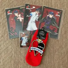 新品未使用 ツイステ デュース クリアシート カード エンブレム靴下