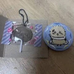 ちいかわ ラッコ キャンディチャームズ 刺繍缶バッジ 2個セット 新品未使用