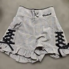 ピンクハント チェック ショートパンツ xxs