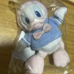 ドナルド キーチェーン ピンク×ブルー Winter Shiny Color