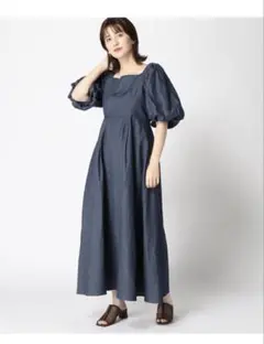 Heather デニムワンピース　オフショル　2way