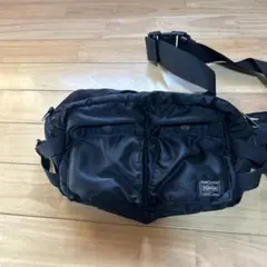 PORTER 吉田カバン タンカー ウエストバッグ ブラック