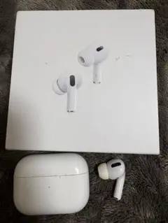 AirPods Pro 右耳＋充電ケース 箱 ケーブル付き