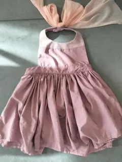 MARLMARL 薄いピンク フリルエプロン