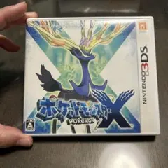 【美品】ポケットモンスター　X　3DS ソフト　動作確認・初期化済