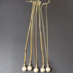 最終値下げ！日本製チェーンネックレス５本セット【バラ売り不可】