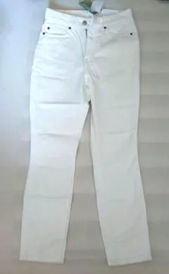 ホワイト スキニーパンツ レディース m