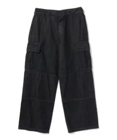 Dickies × BEAMS 別注 デニム ダブルニー カーゴパンツ ブラックのサムネイル