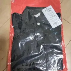 ポロシャツ 黒 110