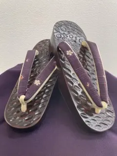 【E】レディース桐下駄　23.0cm~24.5cm