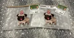 こびとづかん　フラットポーチ　2点セット