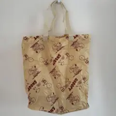 SNOOPY エコバッグ 折りたたみ コンパクト