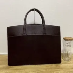 大峽製鞄 おおばせいほう ゲントメディアスリムオーバーナイト チョコ 