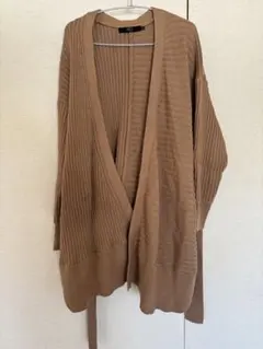 AZUL by moussy カーディガン　ブラウン