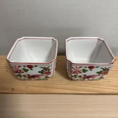 有田焼 源右衛門窯 赤絵桃絵小鉢 2客セット - メルカリ