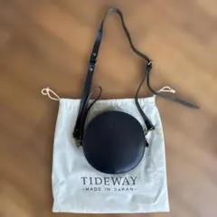 TIDEWAY レザー サークル ショルダーバッグ ブラックのサムネイル