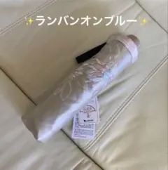 ✨新品未使用✨ランバンオンブルー《サテンフラワーピンクベージュ》✨折り畳み傘✨のサムネイル