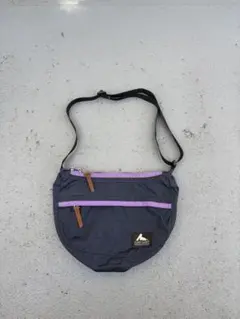 グレゴリー　サッチェルS グレー／パープル　y2k