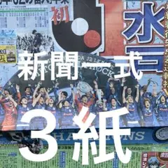 水戸ホーリーホック　初J1昇格　ディリー　スポニチ 日刊　３紙セット