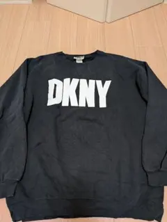 DKNY　90年代 ロゴスウェット トレーナー　 ヴィンテージ 黒
