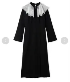 レース襟付きワンピース LILY BROWN