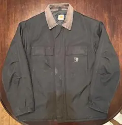 【Carhartt】コーデュロイ襟 トラディショナルコート ブラック