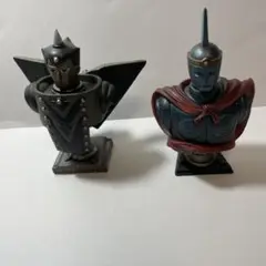 ロボット型フィギュア胸像 2体セット