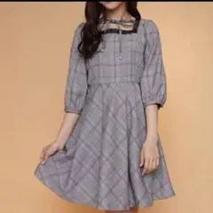 Cherite by PRIME PATTERN チェック柄ワンピースのサムネイル