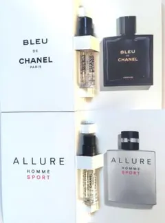 CHANEL メンズケア 3点セット ブルードゥシャネル アリュールオムスポーツ CHANEL☆ブルードゥシャネルパルファム＆アリュールオムスポーツ