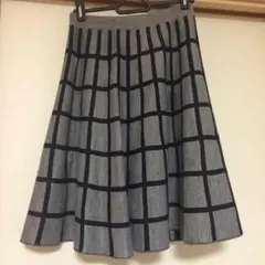 リバーシブルフレアスカート