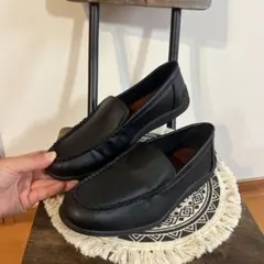 未使用　ローファー　ドライビングシューズ　黒　3E EEE 23cm 匿名配送のサムネイル