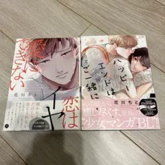 愛にできない恋はイヤ & ハッピーエンドはご一緒に 商業BL 2巻セット