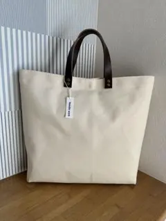 アミアカルヴァ ×トゥモローランド レザー × キャンバス トートバッグ