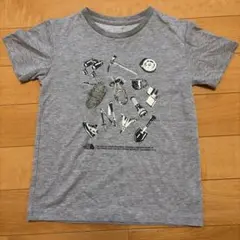 THE NORTH FACE キッズ 半袖Tシャツ グレー　140