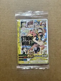ワンピース データカードダス ストロングワールド ルフィ 2009年 | Mercari