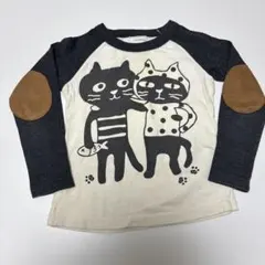 猫イラスト 長袖のかわいいカットソー