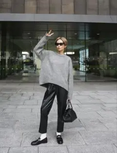 ニット オーバーサイズ