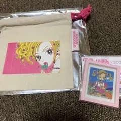 3coins スリコ りぼん 70周年 コラボ ご近所物語 巾着 マグネット