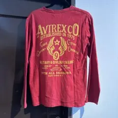 AVIREX CO. 長袖Tシャツ レッドのサムネイル