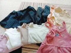 女の子 まとめ売り 90〜95サイズ 11点 保育園着 着替え futafuta